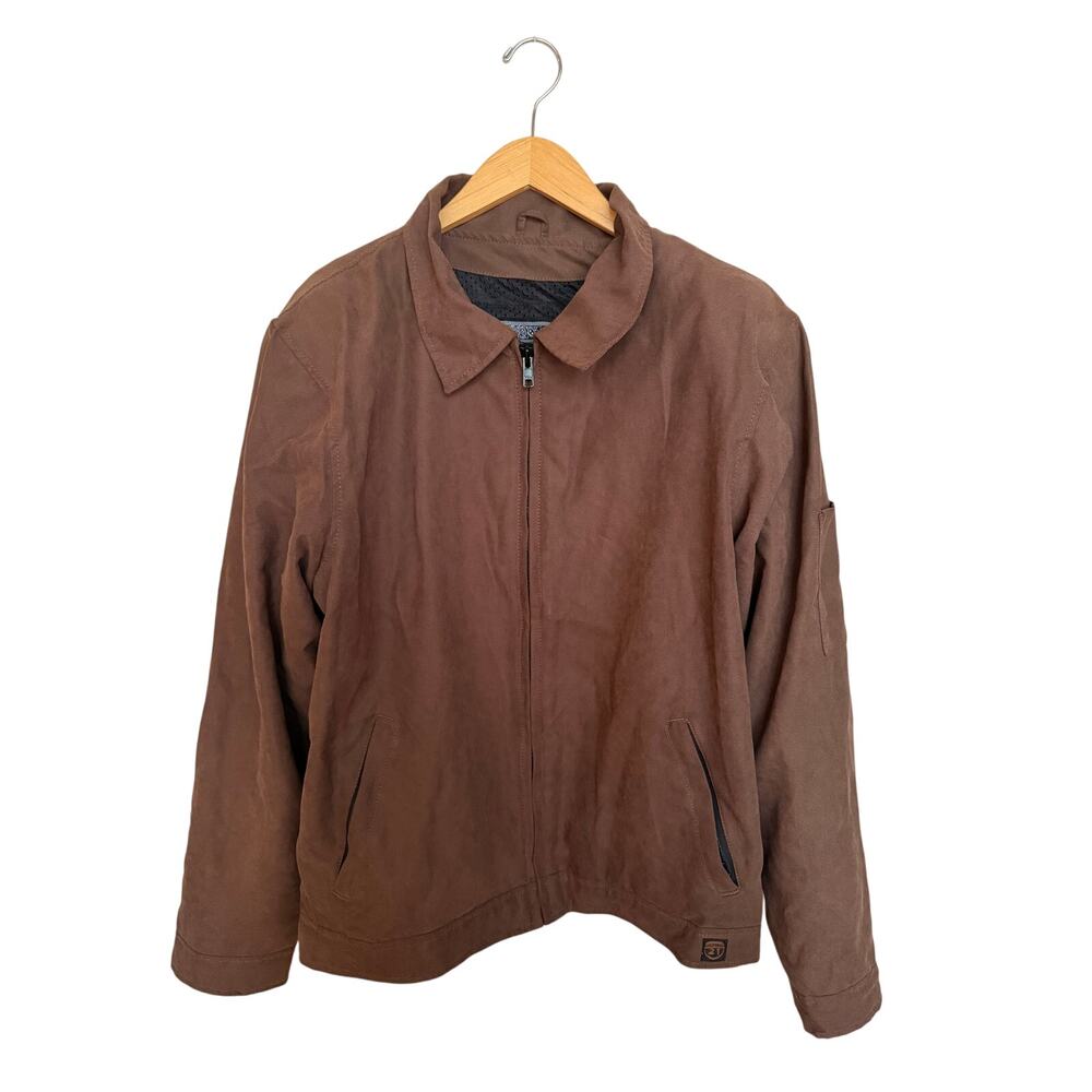 Highway 21 Gearhead Motorcycle Jacket Men’s XL Brown Armor Pads Water Resistant